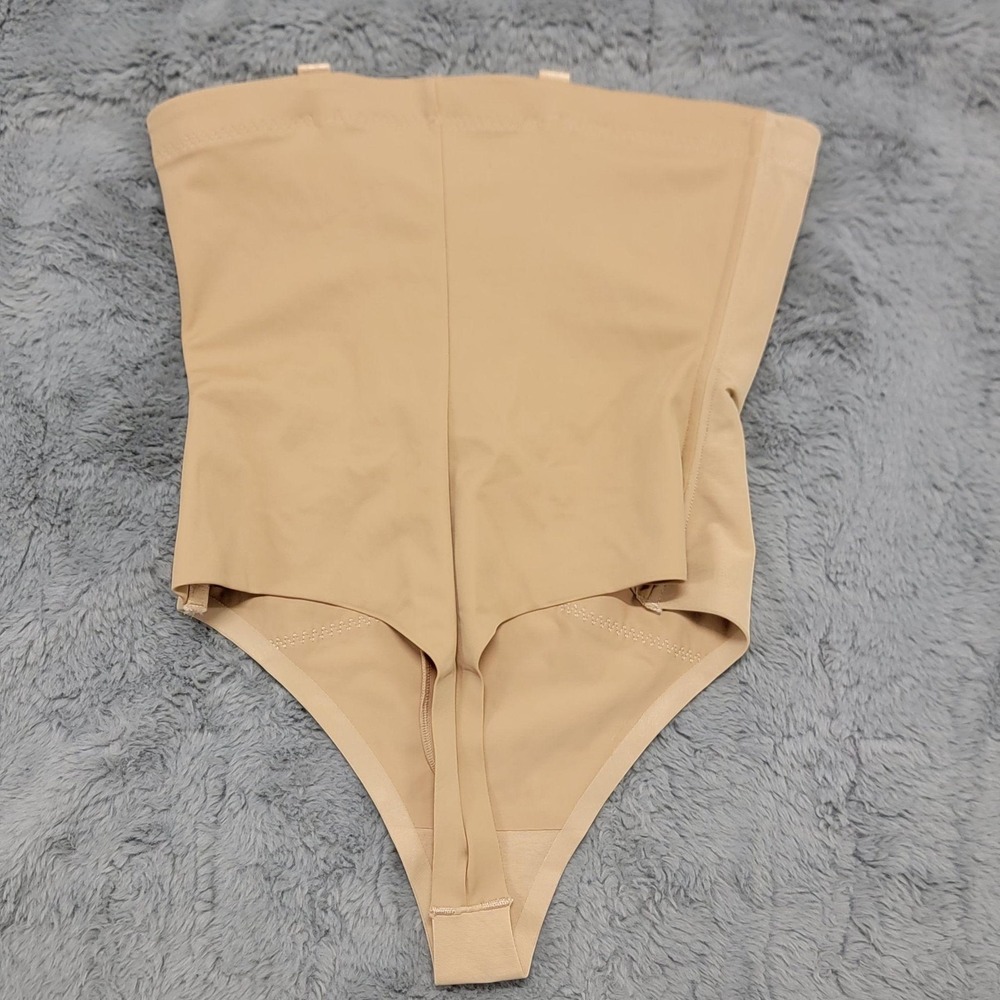 Honeylove SuperPower Thong Womens Medium Beige Shaping Bottom Shapewear